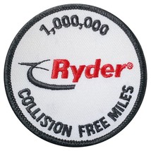 Ryder Patch 1,000,000 Collision Free Miles Award Embroidered Patch 3&quot; x 3&quot; - £2.37 GBP