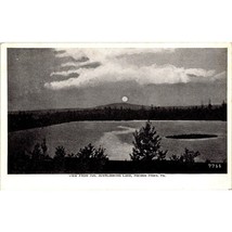 Vintage Pennsylvania RPPC Postcard, Pocono Pines View from Inn Overlooking Lake - £14.44 GBP