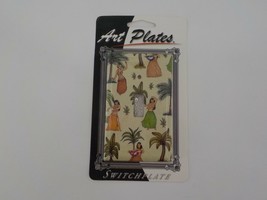 ART PLATES SWITCHPLATE LIGHT SWITCH COVER FEMALE DANCERS POLYNESIAN EXOT... - £9.52 GBP