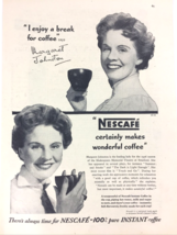 1957 Shakespeare Memorial Theater Star Margaret Johnston Nescafe Instant Coffee - £9.67 GBP