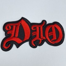Dio (Ronny James Dio) Iron-on Patch. 4” x 2”. New! Heavy Metal - £4.63 GBP