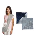 Small Dog Cat Pet Reversible Sling Carrier Soft Stylish Patterns Comfort... - $834.77 MXN