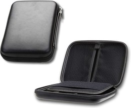 Travigo Leatherette Organizer Hard Shell Case Portable Tech Gadget, Black - £26.88 GBP