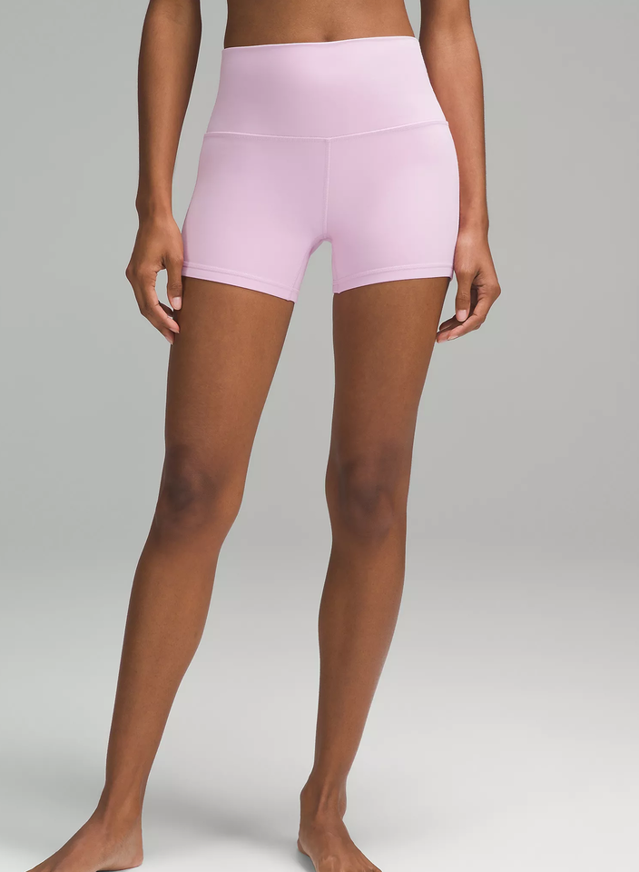 NWT LULULEMON VITP Pink Buttery Soft Align High Rise 4" Shorts 6