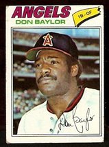 California Angels Don Baylor 1977 Topps # 462 Vg - £0.54 GBP