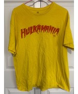 WWE Hulk Hogan Hulkamania XL Wrestling Yellow T Shirt WCW - $364.42 MXN WWE Hulk Hogan Hulkamania XL Wrestling Yellow T Shirt WCW - $364.42 MXN