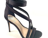  Vince Camuto Devinhara Black Satin Stiletto High Heel Strappy Dress San... - £35.52 GBP