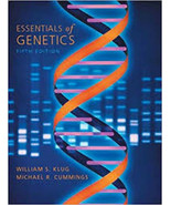 Essentials of Genetics by Michael R. Cummings and William S. Klug (2004,... - $29.05