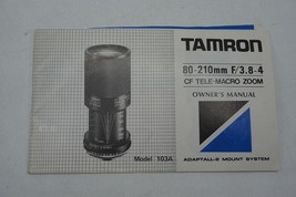 Tamron Cf Tele Macro Zoom 80-210mm Camera Lens Manual 1984-
show origina... - £26.99 GBP