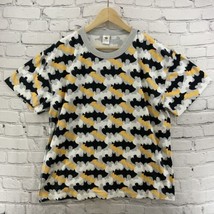 Hanna Andersson Batman Print Shirt Adults Sz XXL Yellow Black - £14.08 GBP