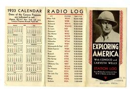 Exploring America Conoco &amp; Carveth Wells Radios Truthful Liar Station Lo... - $49.63