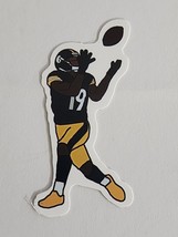 Number 19 Catching the Ball Multicolor Small American Football Sticker Decal Fun - £2.06 GBP