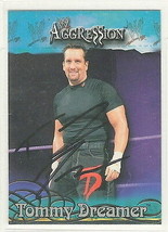 tommy dreamer signed autographed wrestling card 2003 fleer wwf aggression WWE - £7.55 GBP