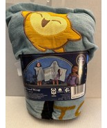 NEW  Disney Wish Kids&#39;  22&#39;&#39; x 51&#39;&#39; Hooded Towel - $15.26