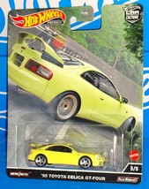 Hot Wheels 2022 Car Culture Mountain Drifters &#39;95 Toyota Celica GT-Four Yellow - £10.47 GBP