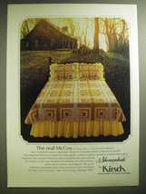 1974 Kirsch Shenandoah Linens Ad - The real McCoy - £14.74 GBP