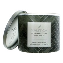 Nautica 14.5 oz Soy Wax Blend 3 Wick Candle - Noir Mahogany Teakwood 14.5 oz - £15.45 GBP