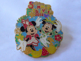 Disney Trading Broches 106565 Tdt - Mickey &amp; Minnie Mouse - Été Festival 2014 - £14.85 GBP