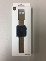 Monowear Watch Band for Apple Watch 38mm Brown / Dark Gray MWLTBR20MTDG NEW - $13.55