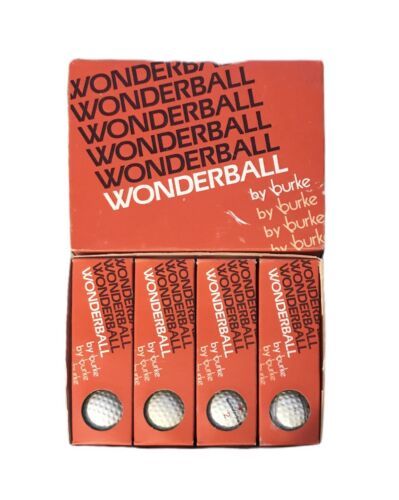 Primary image for Vintage PGA Wonderball By Burke Set Of 12 Golfballs (NEW IN BOX)