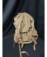 Old WWII 1942 US ARMY Military Field BACKPACK Back Pack RUCKSACK metal f... - £44.31 GBP