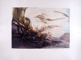 ZAO WOU-KI - Etching Signed Numbered and dated 1967 - Composition #172 - $8,900.00