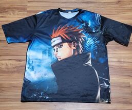 Naruto Akatsuki Pain All Over Print Shirt Men's XL - $25.65