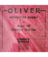 1958 Oliver HG Crawler Tractor Instruction Manual Final Edition Farming ... - $49.99