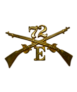 U.S. ARMY, 72nd INFANTRY REGIMENT, E COMPANY, ENLISTED CAP DEVICE - $556.85 MXN