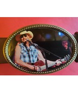 ALAN JACKSON Epoxy Belt Buckle Country Music NEW! - $24.19 CAD