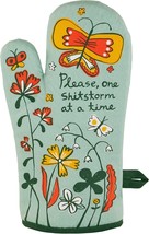 Blue Q Oven Mitt ~ Please, One Shitstorm at a Time. Super-Insulated, 100... - $16.82