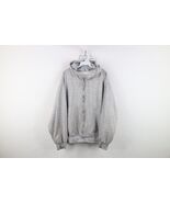 Vtg 90s Streetwear Mens XL Blank Thermal Waffle Knit Lined Full Zip Hood... - $1,361.13 MXN