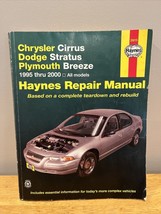 Haynes Repair Manual Chrysler Cirrus Dodge Stratus Plymouth 1995-2000. 25015 - £7.63 GBP