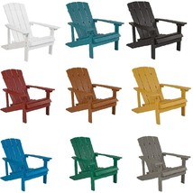 All-Weather PU Wood Grain Adirondack Chair Anti-Rot, Peel, Splinter - 11 Colors! - £170.47 GBP+