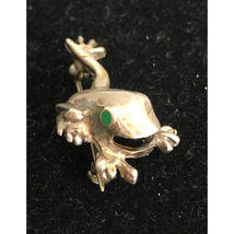 STERLING SILVER FROG FROGGY BROOCH. SKY - $32.18