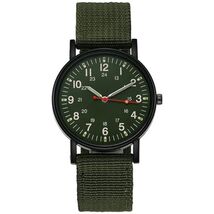 Military Watch Army Durable Water Proof Luminous 12Hours Dial Nylon Stra... - $9.89