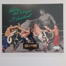 Ricky Dragon Steamboat Autograph Signed 8x10 Photo WWF WWE AUTO JSA COA HOF - £55.38 GBP