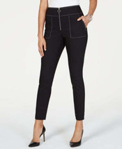I.N.C. Contrast-Stitch Skinny Pants, Size 0 - $22.77