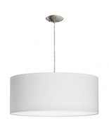 Dainolite 3 Light Drum Pendant with White Shade and Diffuser - €222,26 EUR