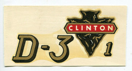Clinton Engine Chainsaw D-3-1 Decal NOS - £5.45 GBP