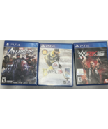 PS4 PlayStation 3PC  Lot Games Avengers, NHL15, W2K16 - €17,89 EUR