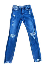 Women’s Vervet Distressed Skinny Jeans Sz 28 SUPER STRETCHY Excellent Co... - £20.13 GBP