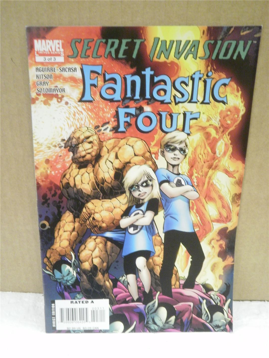 VINTAGE COMIC- SECRET INVASION: FANTASTIC FOUR- SEPTEMBER 2008- NEW- E11 - £2.04 GBP