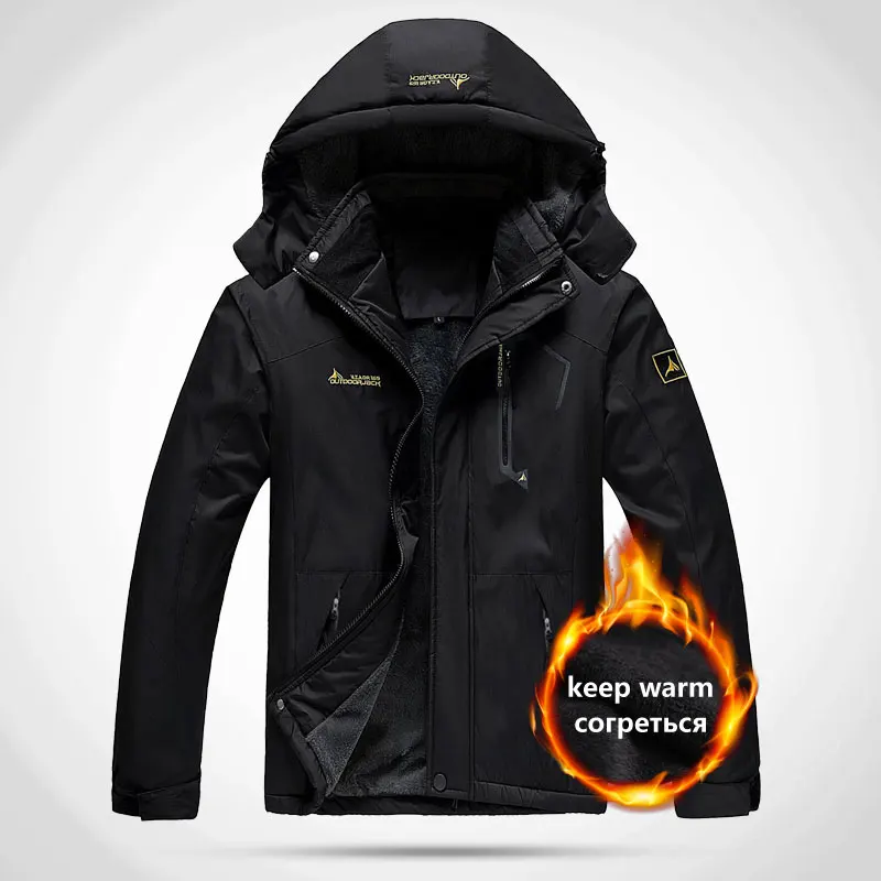 2019 Men&#39;s Winter Inner Fleece Waterproof Jacket Outdoor  Warm  Women Coat Hi Ca - £216.71 GBP