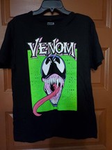 Marvel Venom Retro Comics Graphic Print Shirt Black Mens Size Medium - $14.85
