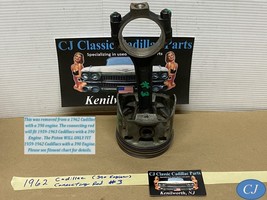 OEM 62 Cadillac 390 Engine CONNECTING ROD WITH PISTON #3 - $89.09