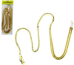 2 GOLD BULLWHIP 6 FOOT bull whip costume props NEW accessories prop whip... - $17.75