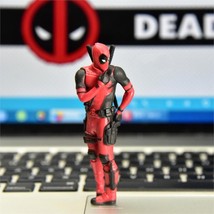 Disney Marvel 8cm Deadpool 2 Action Figure Standing PVC Collection Toys - £9.59 GBP