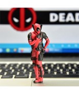 Disney Marvel 8cm Deadpool 2 Action Figure Standing PVC Collection Toys - £9.44 GBP