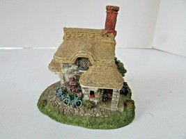 HAWTHORNE VILLAGE 1993 MIDSUMMER&#39;S COTTAGE THATCHERS CROSSING SCULPTURE ... - £11.69 GBP